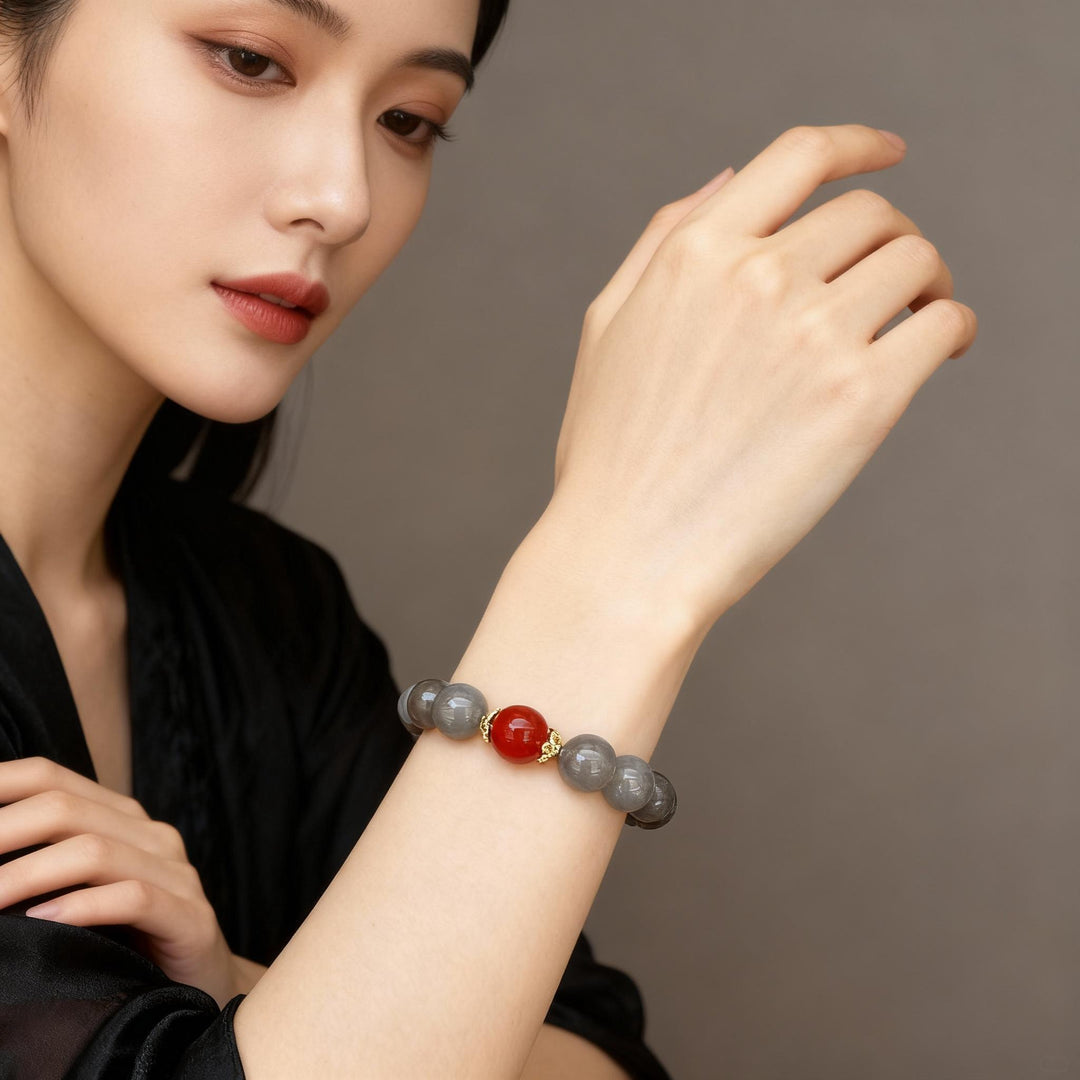 A Triadic Resonance of Calm, Courage & Manifestation Bracelet