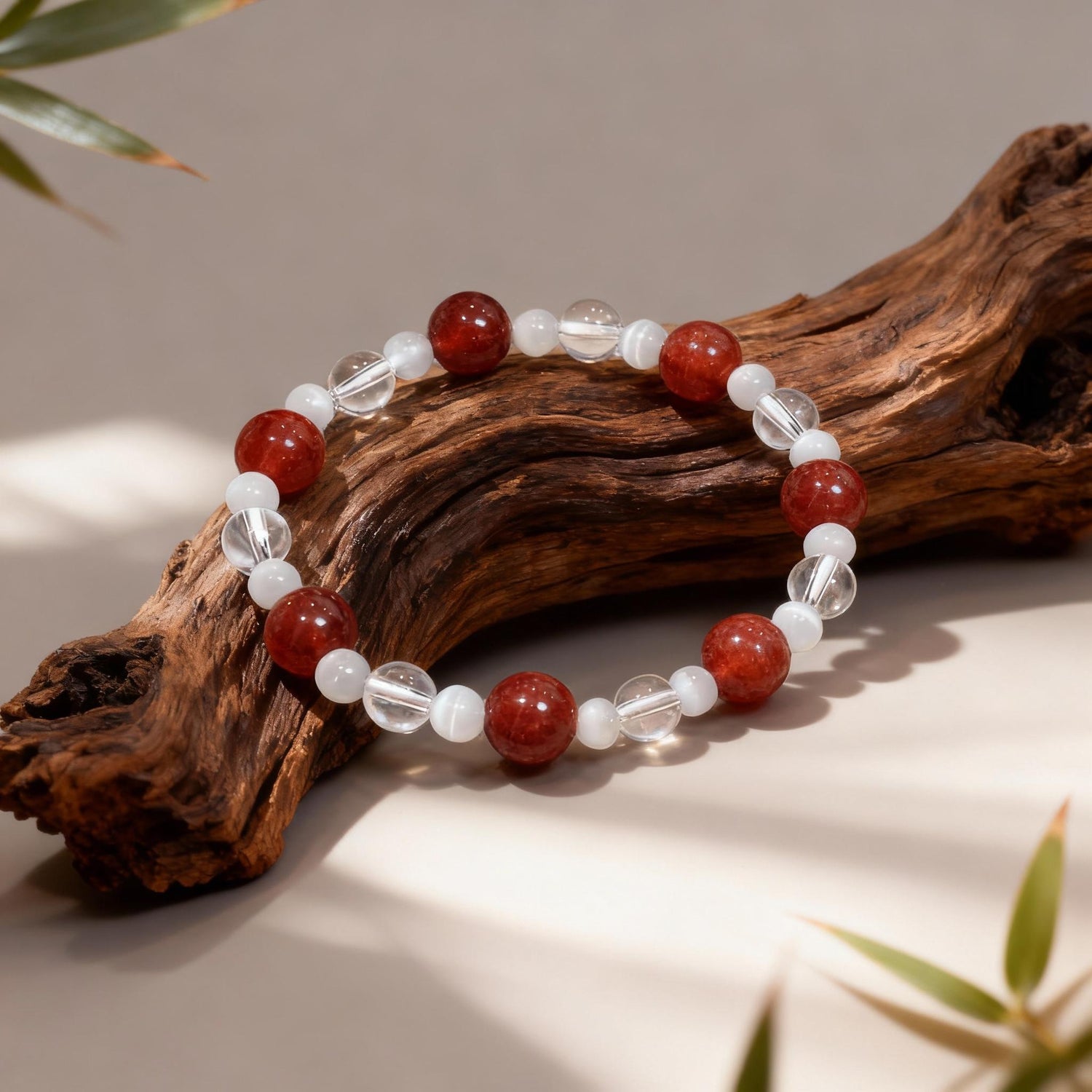 A Trinity of Velvet Energy Bracelet for Vitality, Vision & Allure