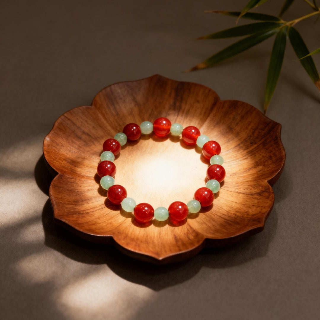 Dual-Energy Elegance Bracelet for Passion & Serenity