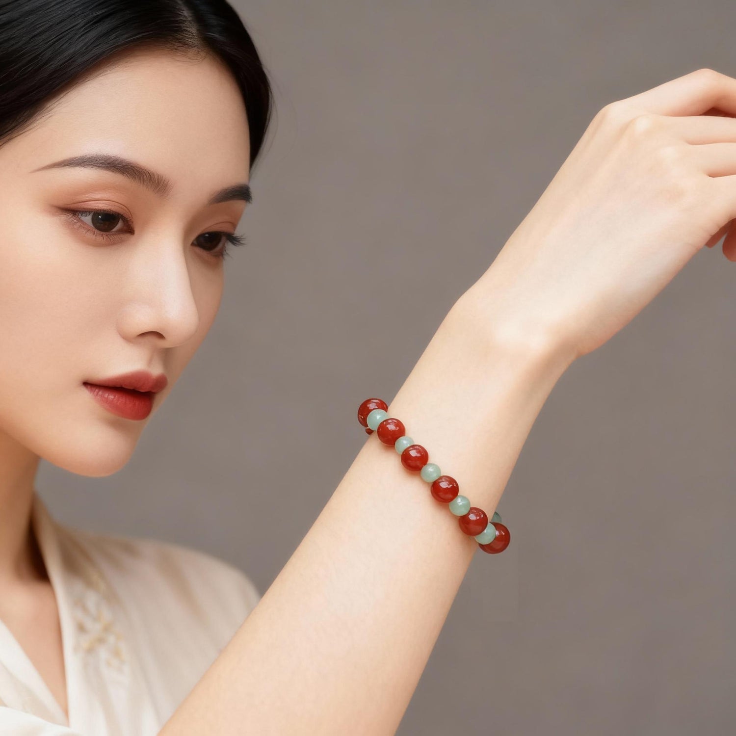 Dual-Energy Elegance Bracelet for Passion & Serenity