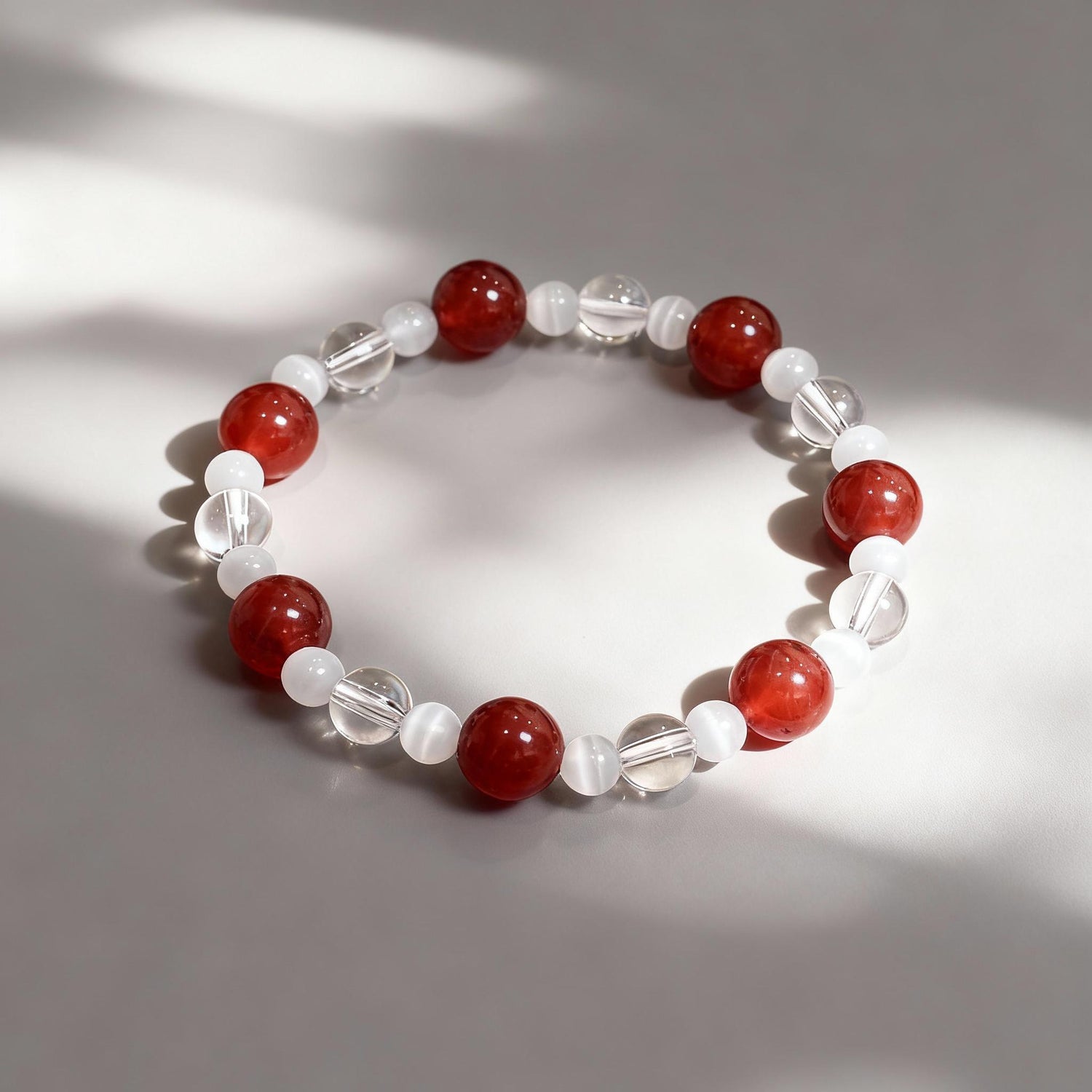 A Trinity of Velvet Energy Bracelet for Vitality, Vision & Allure