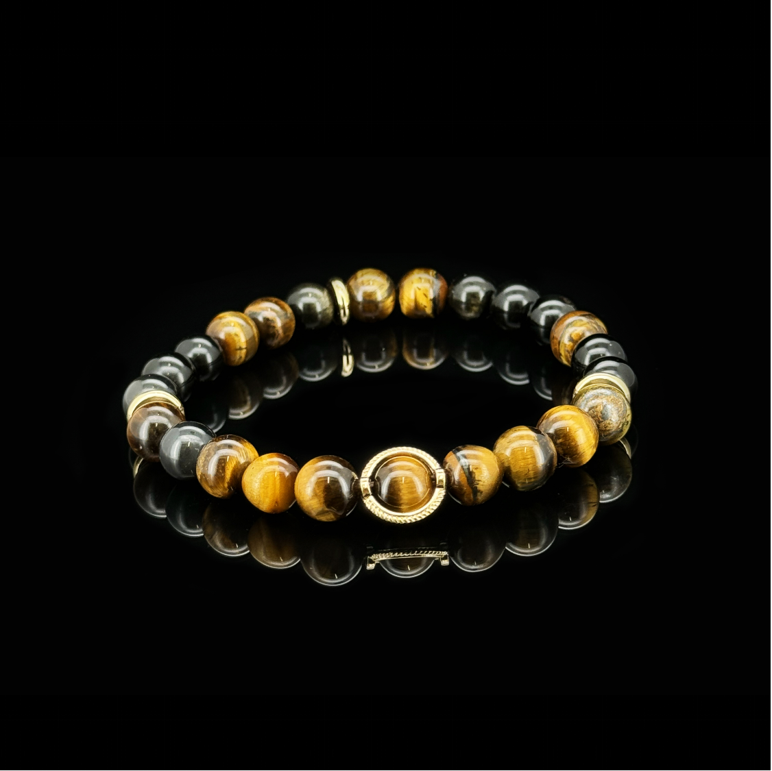 Guarded Core, Bold Aura: Energy Ring Bracelet
