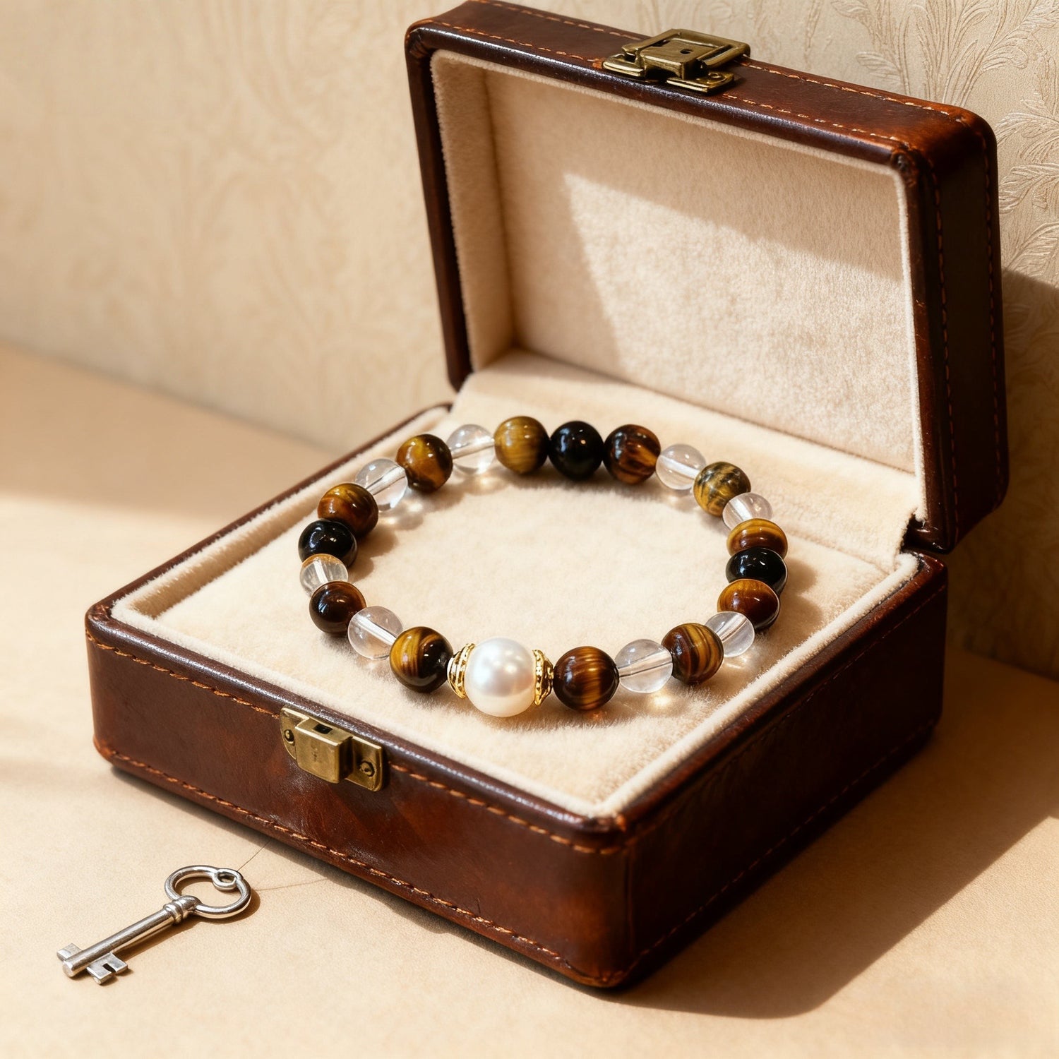 Shielded Strength, Graceful Aura: Multi-Gemstone Bracelet