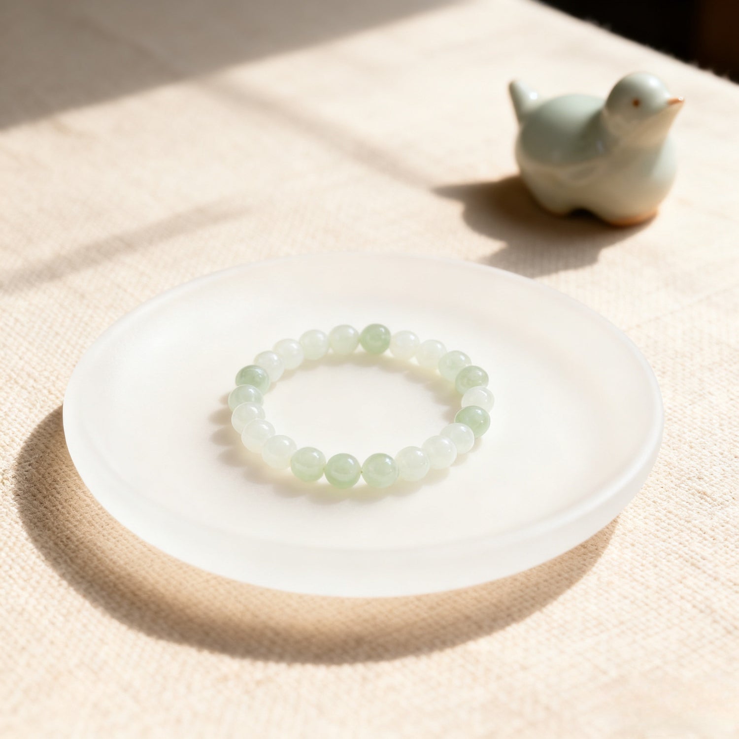 Tian Shan Jade Bracelet for Personal Growth & Vitality