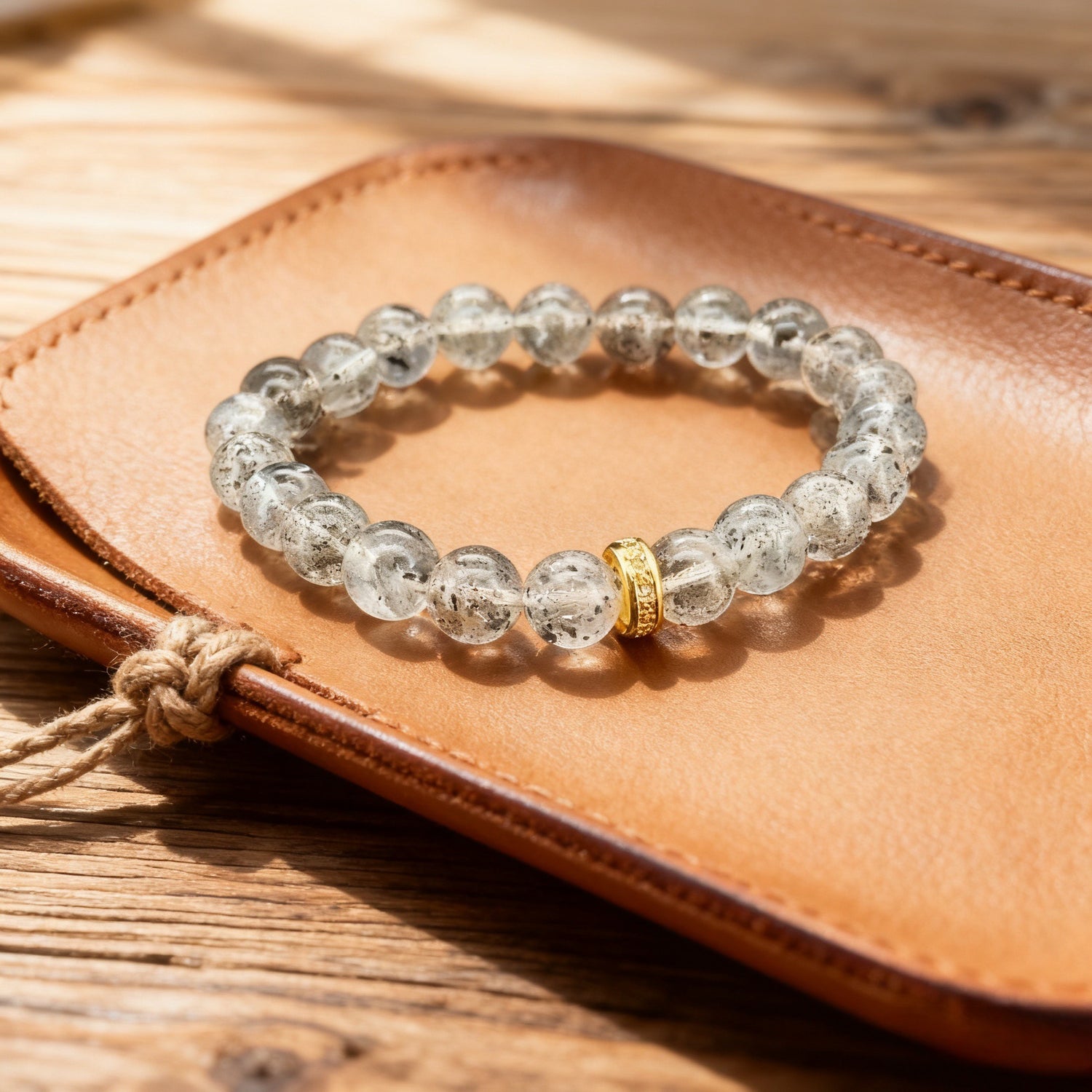 Herkimer Diamond Bracelet for Mental Clarity & Intuition