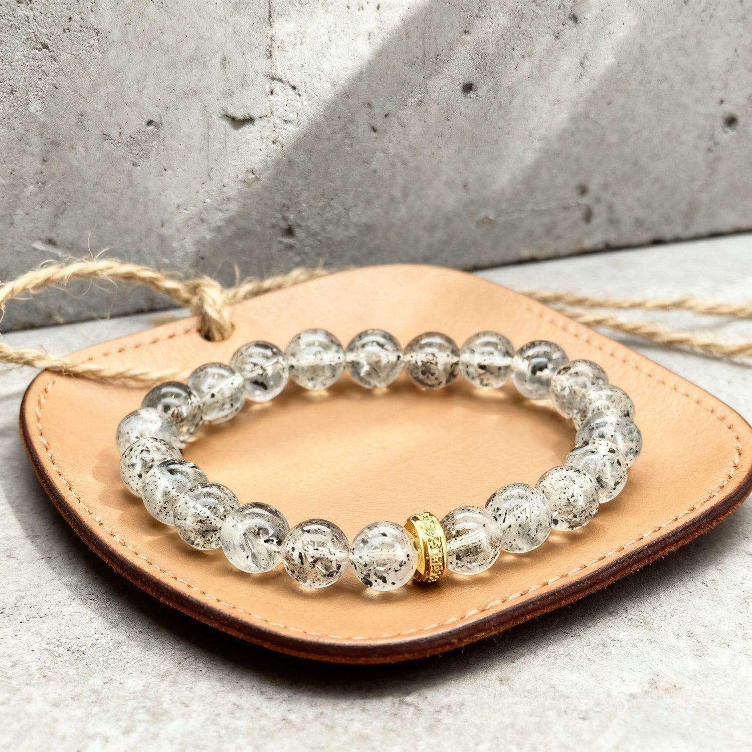 Herkimer Diamond Bracelet for Mental Clarity & Intuition