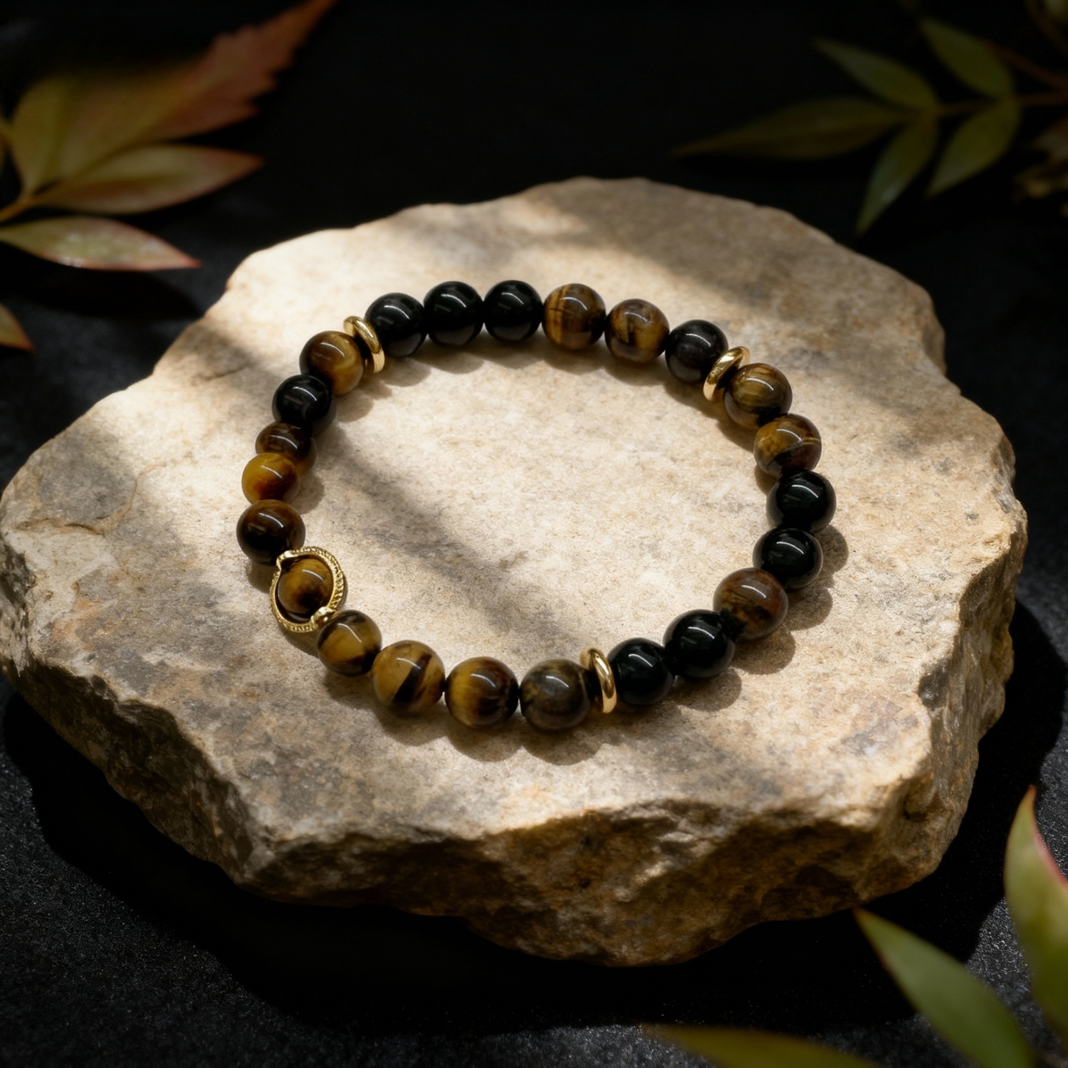 Guarded Core, Bold Aura: Energy Ring Bracelet