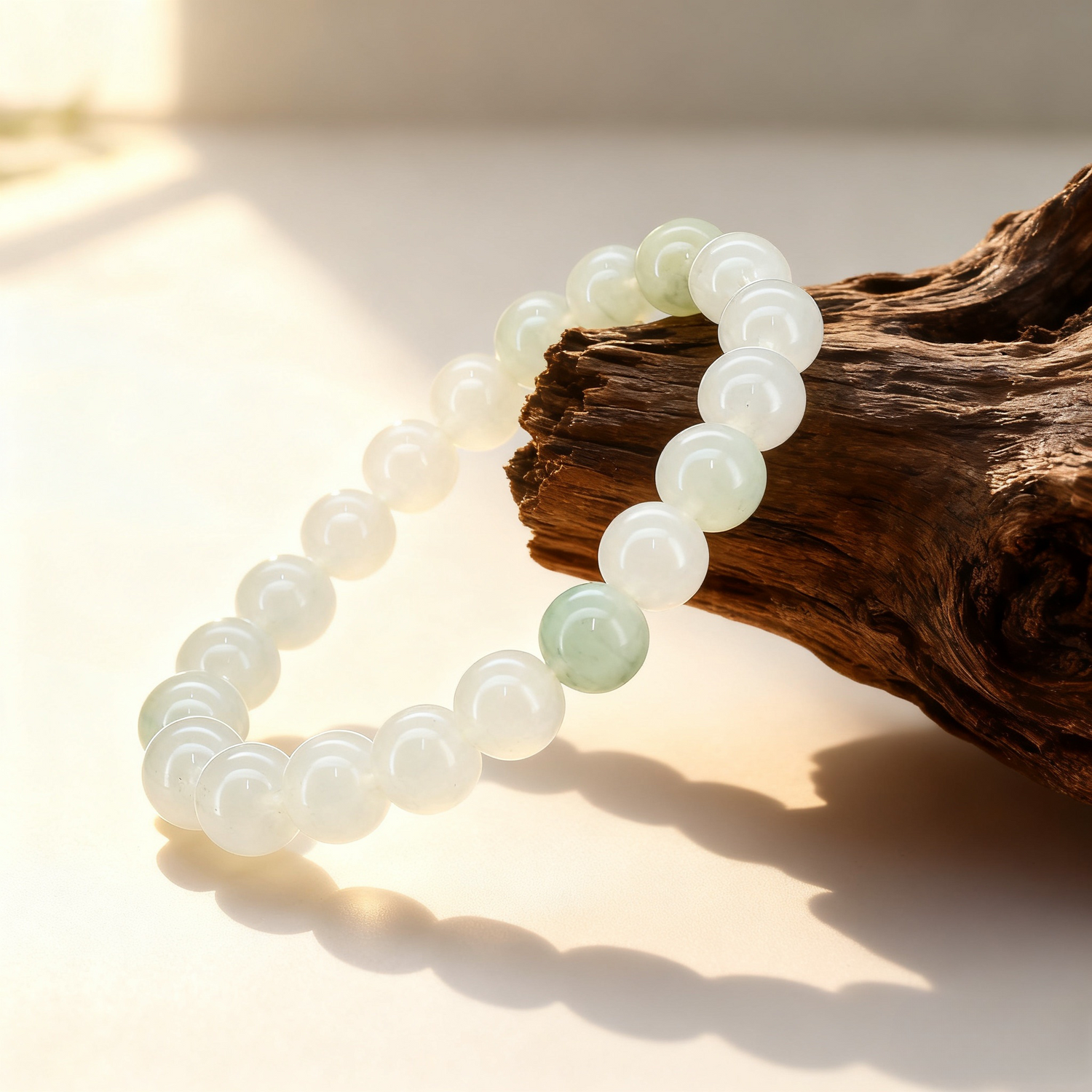 Tian Shan Jade Bracelet for Personal Growth & Vitality