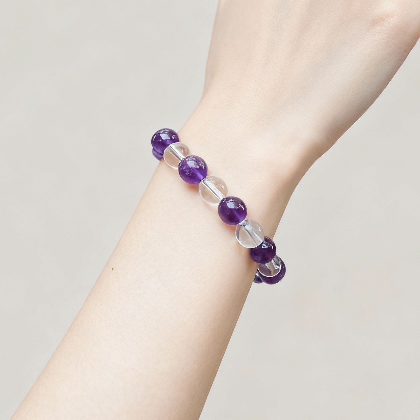 The Violet-White Twinlight Bracelet: For Illuminated Insight & Amplified Clarity