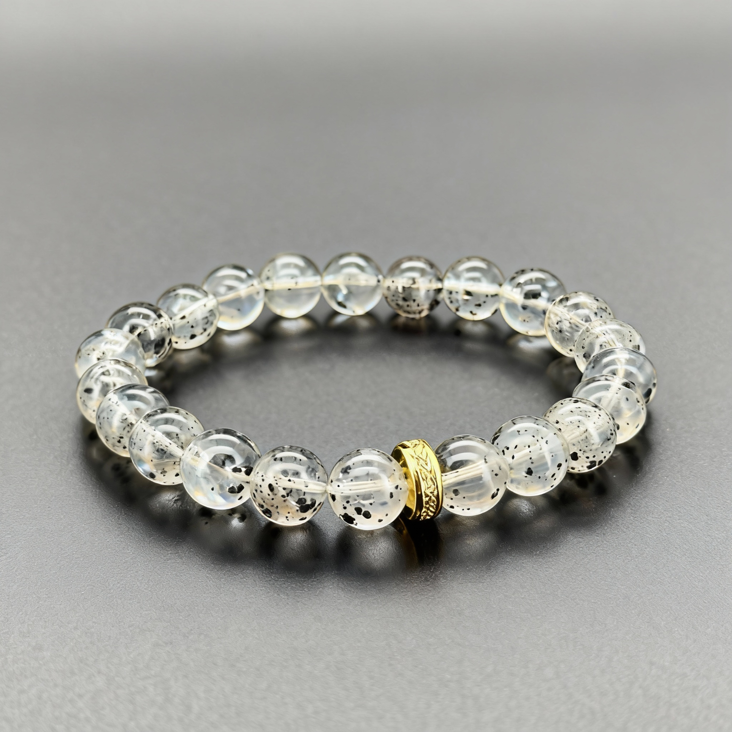 Herkimer Diamond Bracelet for Mental Clarity & Intuition